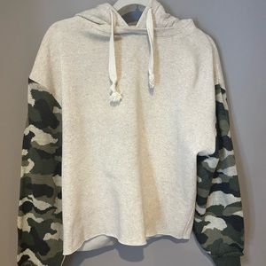Vintage Havana fleece cropped sweathsirt